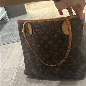 Louis Vuitton Brown Monogram Tote Bag